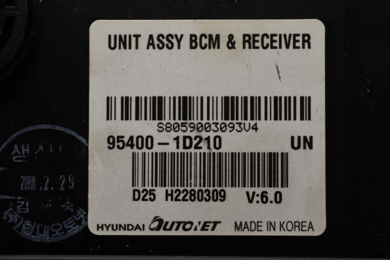 954001D210 2007-2012 Kia Rondo Body Control Module BCM Used OEM 954001D210