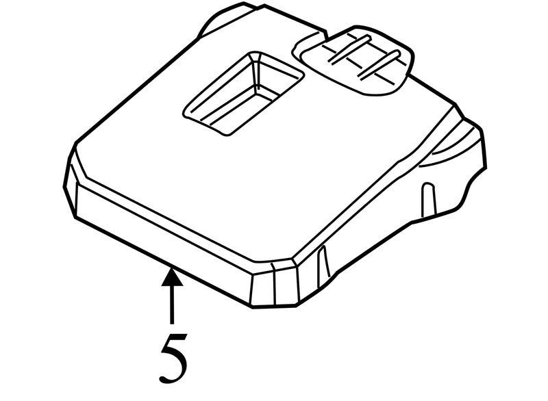 AM5110A659CA 2012-2018 Ford Focus Rear Battery Terminal Cover Used AM5Z10A659A OEM