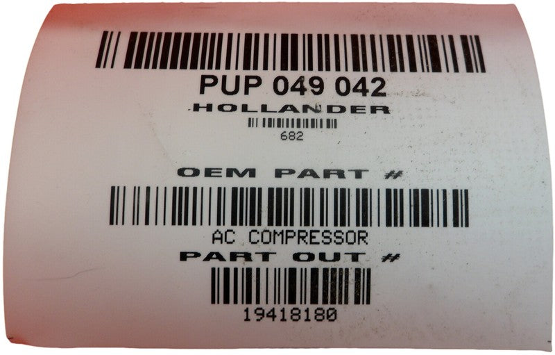 19418180 2004-2008 Pontiac Grand Prix 3.8L A/C Compressor Used OEM 19418180
