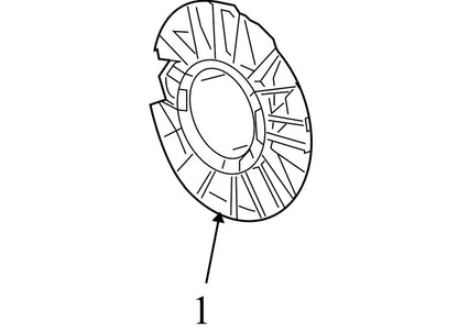 5137713AA 2008-2010 Dodge Charger Engine Cooling Fan Assembly Used OEM 5137713AA