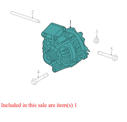 AE8Z10346A 2011-2019 Ford Fiesta Alternator AE8T10300AA Used OEM 1.6L