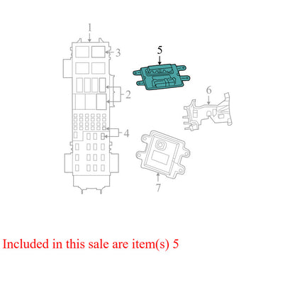 04692024AG 2006 Jeep Grand Cherokee Vehicle Power Control Module Used 04692024AG OEM