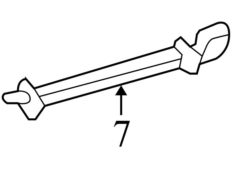 2004-2008 Ford F-150 XLT Passenger Rear RR Interior Window Molding Used OEM 