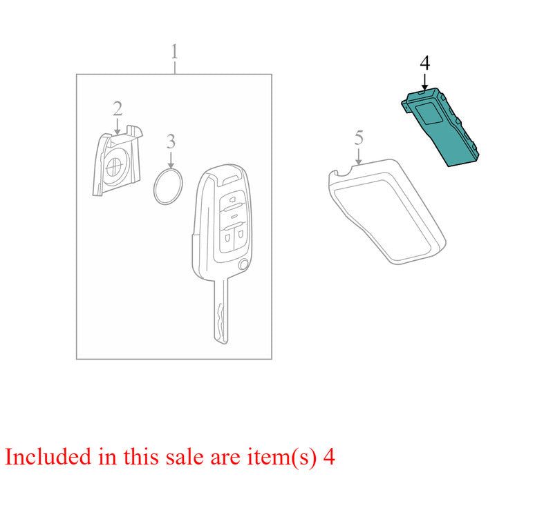 13503205  2010-2017 Chevrolet Equinox Keyless Entry Receiver 13503205