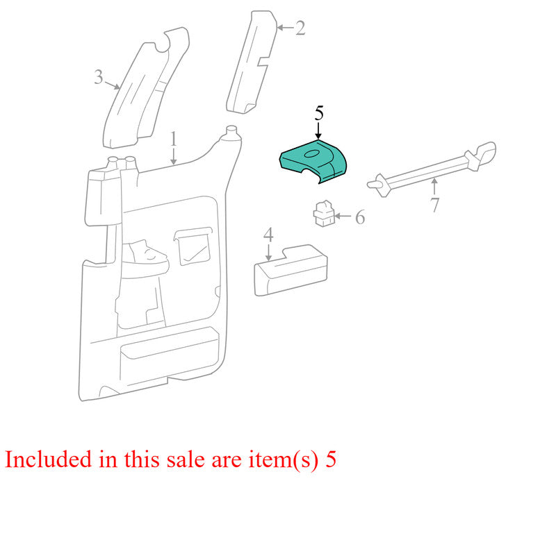 4L3Z14524DAA 2004-2008 Ford F-150 Driver Rear RL Window Switch Used OEM 5L3T14B135ABW