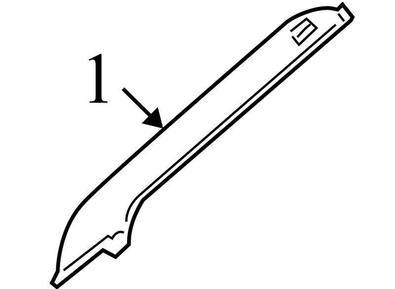 39838691 2010-2016 Volvo XC70 Driver FL A Pillar Trim Used OEM 39838691