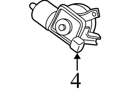 25727706 1999-2005 Buick Park Avenue Front Windshield Wiper Motor Used 25727706 OEM