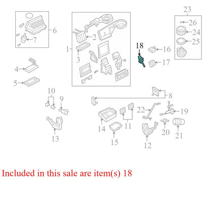 6L2Z18A318BA 2006-2010 Mercury Mountaineer HVAC Air Inlet Door Actuator Used OEM 6L2Z18A318BA