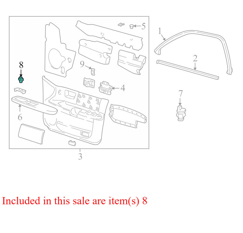 YF1Z14529ABA 2000-2007 Ford Taurus Driver FL Master Window Switch Used OEM YF1T14540AEJADS