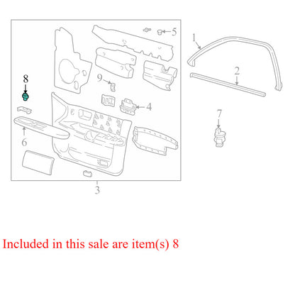YF1Z14529ABA 2000-2007 Ford Taurus Driver FL Master Window Switch Used OEM YF1T14540AEJADS