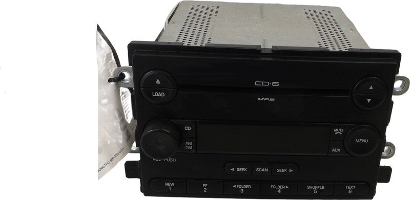 5F9Z18806AA 2005-2007 Ford Freestyle Radio Control Unit Used OEM 6F9T18C815