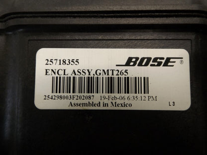 25745972 2004-2009 Cadillac SRX Speaker Subwoofer Assembly Used OEM 25718355