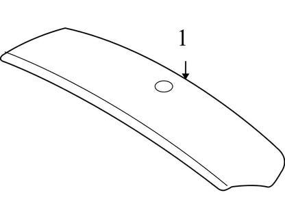8T437841602 2007-2011 Ford Edge, MKX Rear Spoiler Used 8T437841602 OEM *dmg*