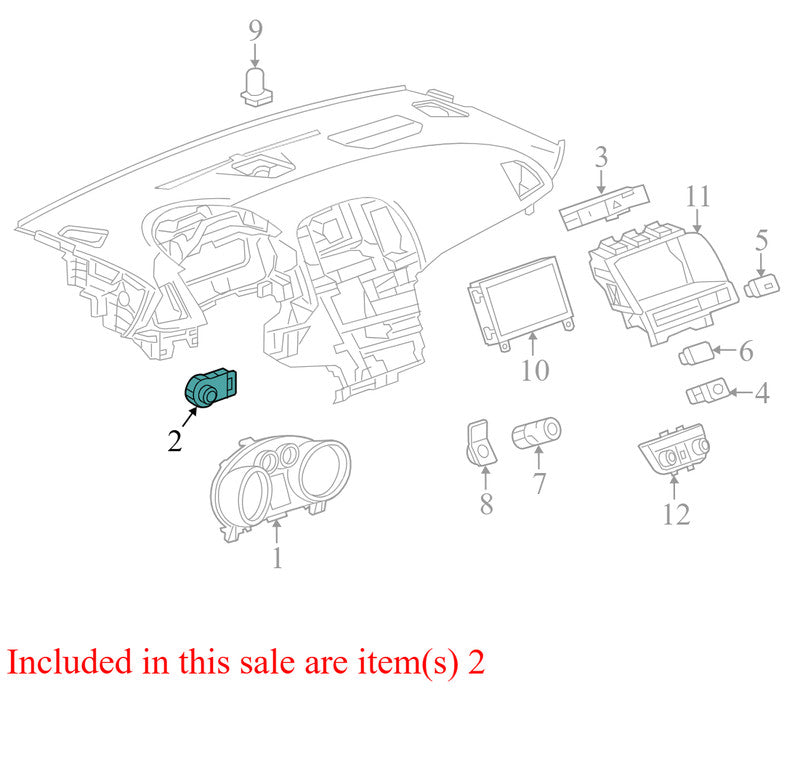 13320967 2011-2014 Buick Verano Headlight Switch Used 13320967 OEM