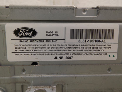 8L8T19C108AL 2008-2012 Mercury Mariner Audio Radio Control Unit Used 8L8Z18806D OEM