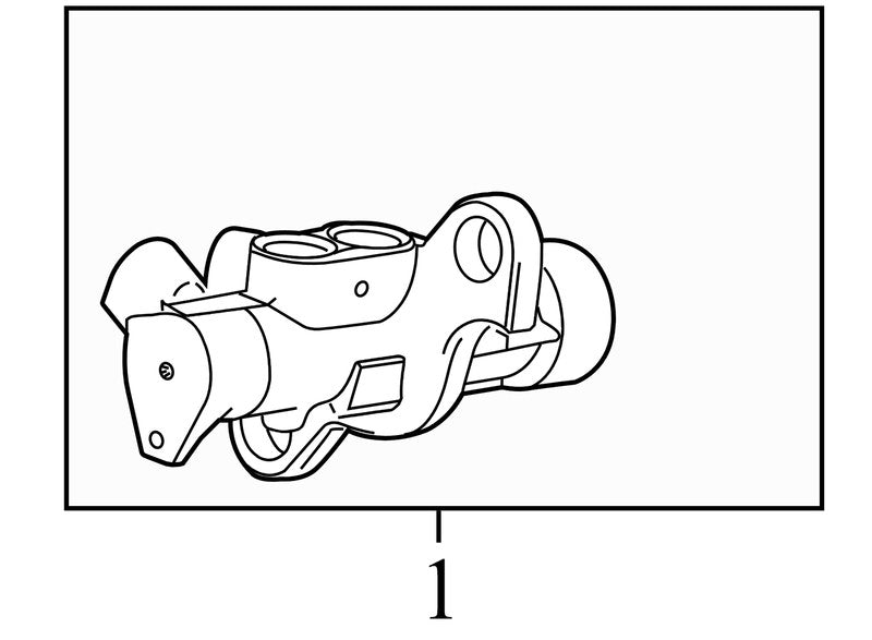 84073180 2012-2016 Chevrolet Cruze  / Verano Brake Master Cylinder 1.4L Used 84073180 OEM