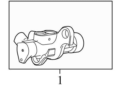 84073180 2012-2016 Chevrolet Cruze  / Verano Brake Master Cylinder 1.4L Used 84073180 OEM