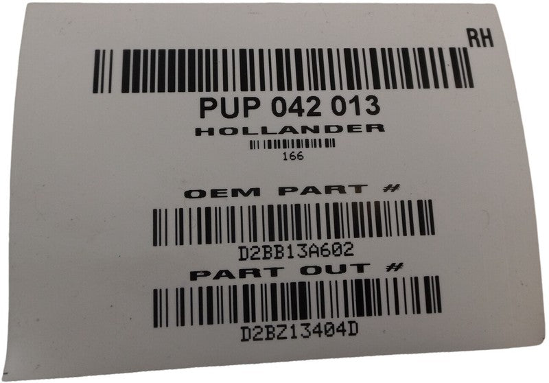 D2BZ13404D 2011-2019 Ford Fiesta Passenger Rear RR Inner Tail Light Used OEM D2BB13A602