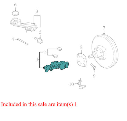 CT4Z2140A 2007-2010 Lincoln MKX Brake Master Cylinder Used CT4Z2140A OEM
