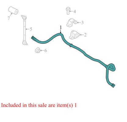 BE8Z5482A 2011-2019 Ford Fiesta Suspension Stabilizer Sway Bar Used OEM BE8Z5482A