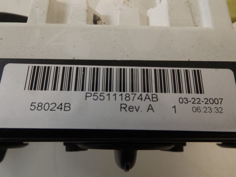 55111874AB 2007-2009 Dodge Caliber HVAC Temperature Control Panel Used 55111874AB OEM