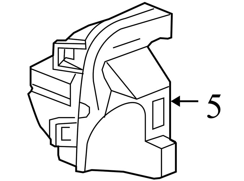 15122608 2009-2012 Chevrolet Traverse Subwoofer Speaker Assembly Used 23316985 OEM