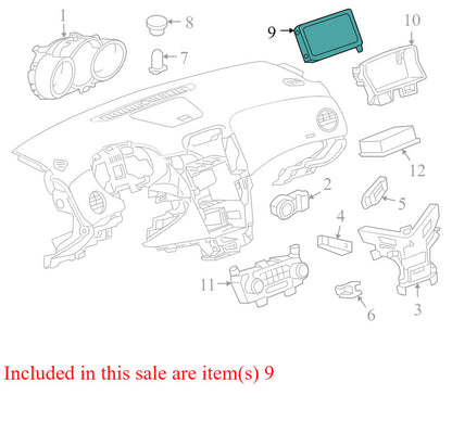 22851302 2011-2016 Chevrolet Cruze GPS Navigation System Module Used 23349763 OEM
