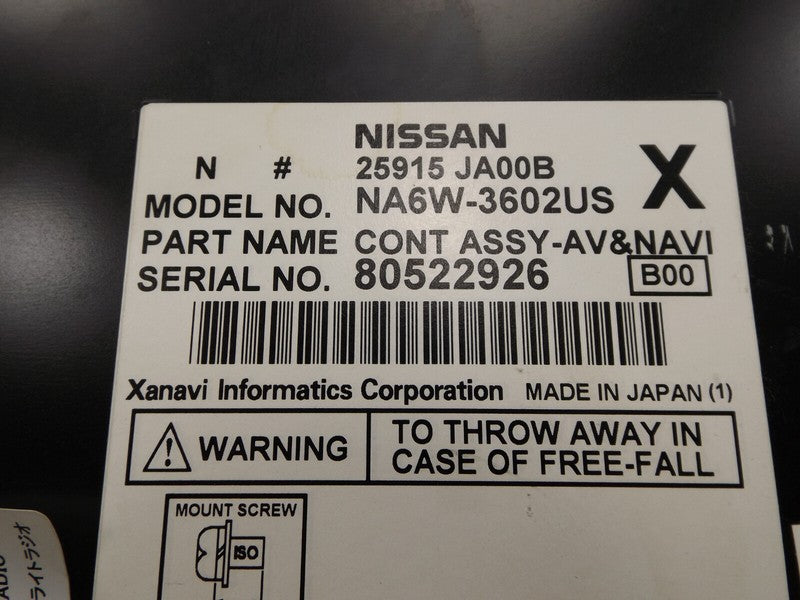 28185ZX11B 2007-2009 Nissan Altima Navigation Screen Monitor Head Unit Radio Used OEM 