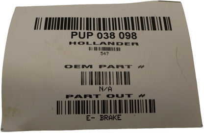 2006-2011 Chevrolet Impala Emergency Brake Pedal Assembly E-Brake Used OEM