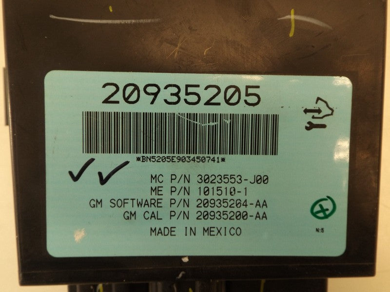 25824256 2009-2016 Buick Enclave Rear Liftgate Control Module Used 25824256 OEM