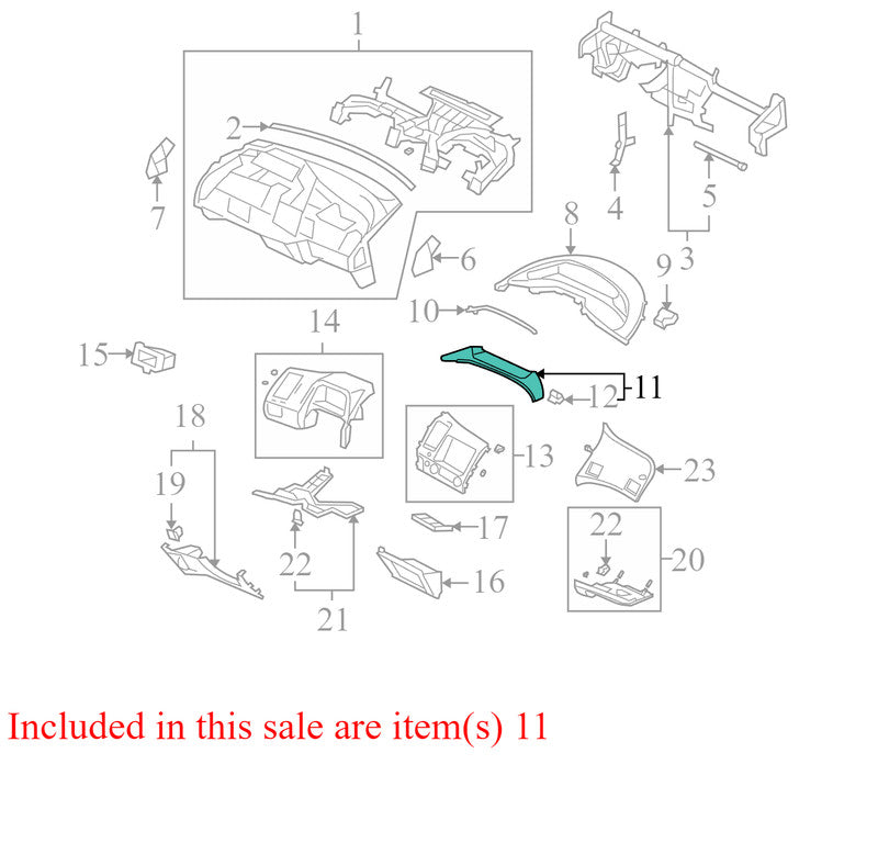 77205SNBY01ZA 2006-2011 Honda Civic Instrument Cluster Bezel Used OEM 77205SNAA020
