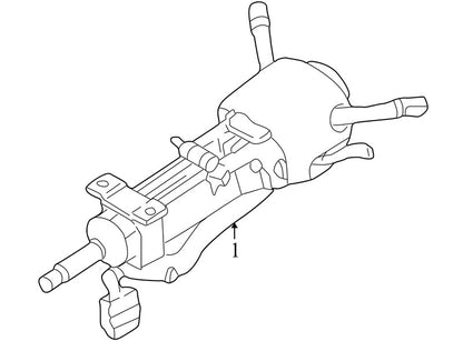 88964589 2002-2005 Buick LeSabre Steering Column Assembly Used OEM 25759425
