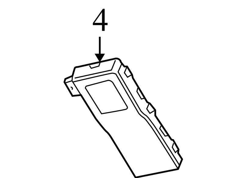 13503205  2010-2017 Chevrolet Equinox Keyless Entry Receiver 13503205