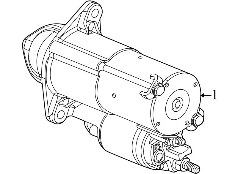 55576954 2011-2016 Chevrolet Cruze Starter Motor 1.4L Used 55576980 OEM