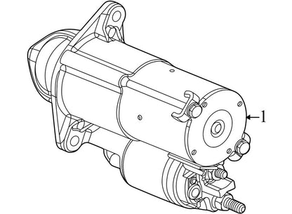 55576954 2011-2016 Chevrolet Cruze Starter Motor 1.4L Used 55576980 OEM