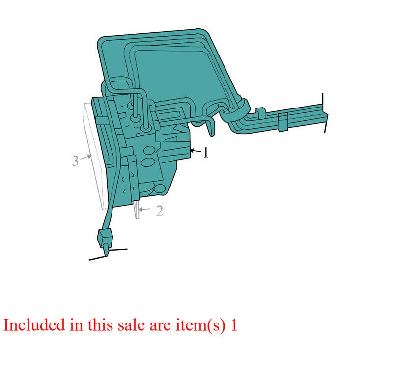 5179854AA 2007-2008 Dodge Caliber ABS Hydraulic Assembly Used 5179854AA OEM