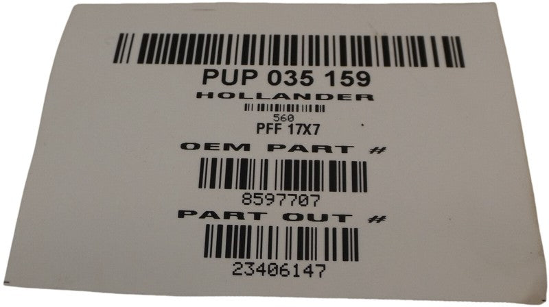 23446991 2010-2017 Chevrolet Equinox 17x7 Aluminum Wheel Rim Used OEM 8597707