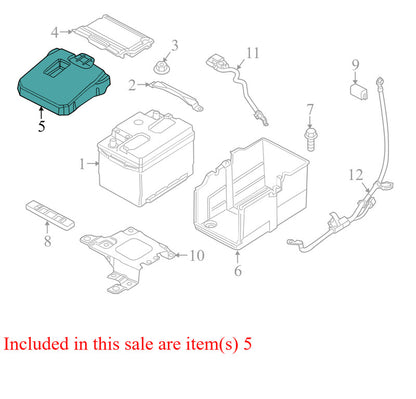 AM5110A659CA 2012-2018 Ford Focus Rear Battery Terminal Cover Used AM5Z10A659A OEM
