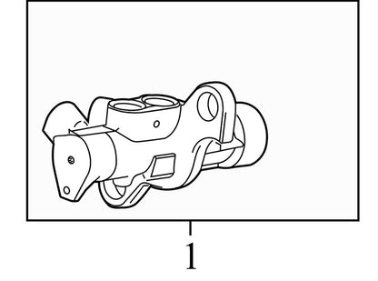 84073180 2012-2017 Buick Verano Brake Master Cylinder 2.4L Used 84073180 OEM
