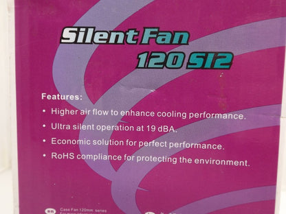 New Cooler Master Silent Fan 120 SI2 for Computer Cases Coolers Contains 4