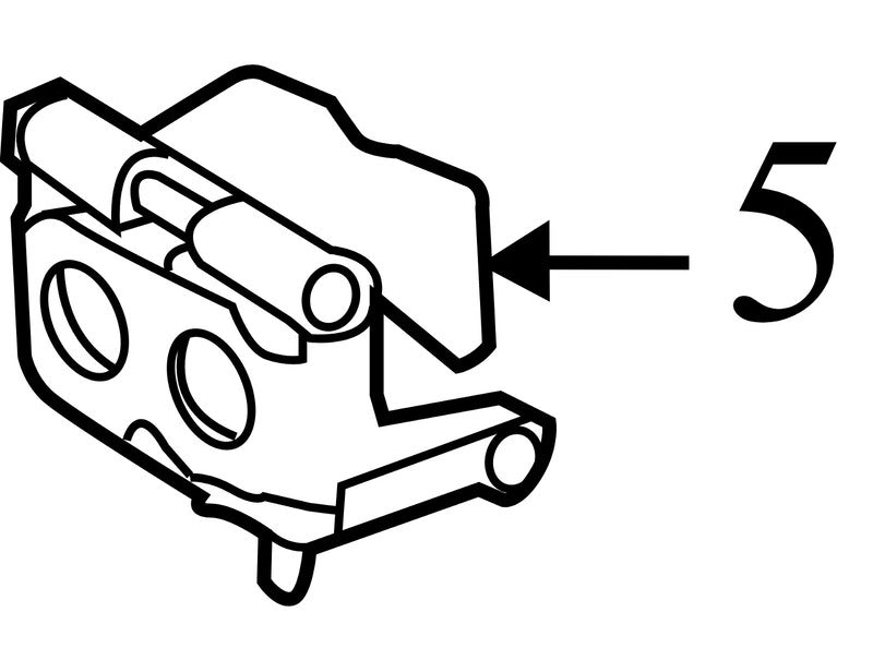 2L1Z7842900AA 2003-2006 Ford Expedition Passenger Rear RR Hatch Hinge Used OEM 2L1Z7842900AA