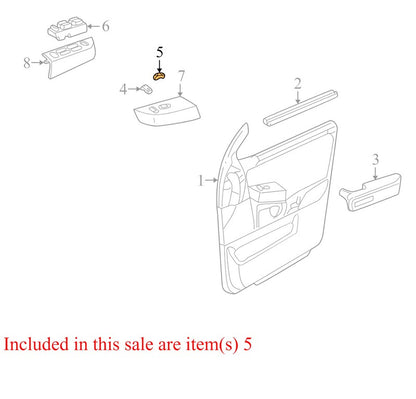 YF1Z14529ABA 2002-2005 Mercury Mountaineer Rear Door Window Switch