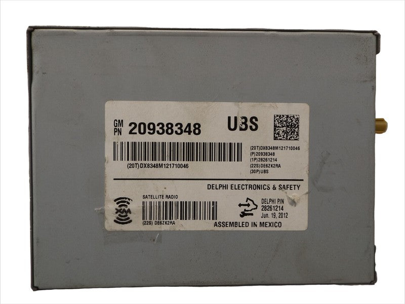 20938348 2009-2012 Chevrolet Traverse Radio Antenna Receiver Module Used 20938347 OEM