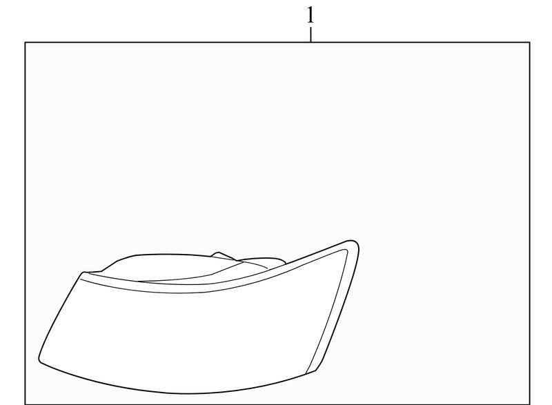 924020A500 2009-2010 Hyundai Sonata Driver RL Tail Light Assembly Used 924020A500 OEM