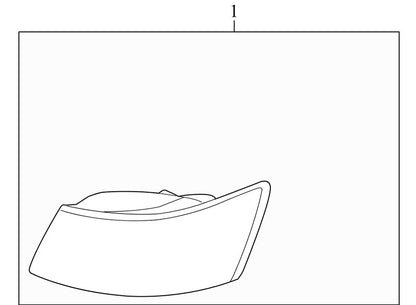 924020A500 2009-2010 Hyundai Sonata Driver RL Tail Light Assembly Used 924020A500 OEM