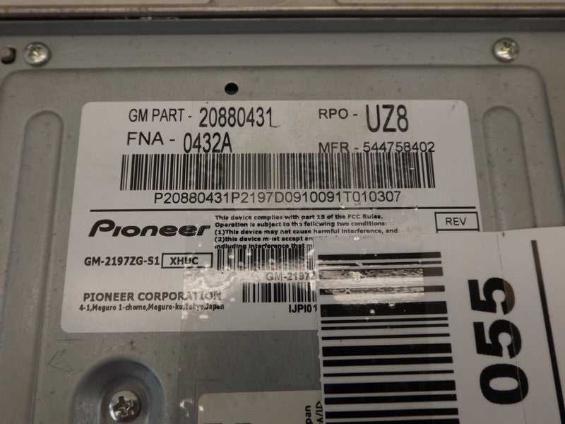 22855806 2010-2017 Chevrolet Equinox Radio Amplifier Module Used OEM 20880431