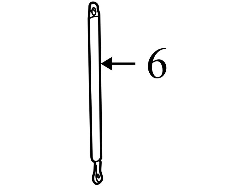 2L1Z78406A10BA 2003-2006 Ford Expedition Rear Hatch Prop Rod Set Of 2 Used OEM 2L1Z78406A10BA