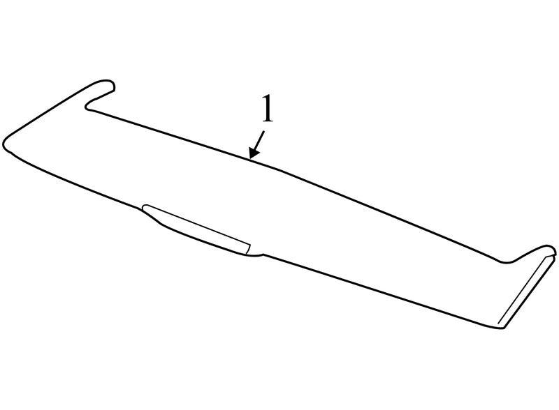 OYO84TRMAJA 2007-2012 Dodge Caliber Rear Spoiler Used OYO84TRMAJA OEM