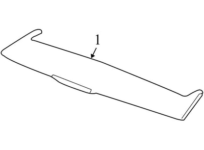 OYO84TRMAJA 2007-2012 Dodge Caliber Rear Spoiler Used OYO84TRMAJA OEM