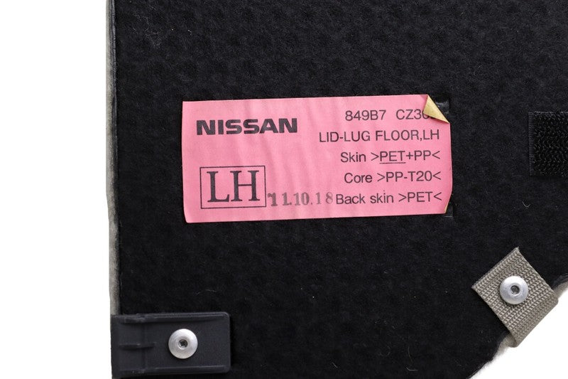 849B6CZ30A 2008-2015 Nissan Rogue Floor Carpet Trim Panel Used OEM 849B7CZ30B